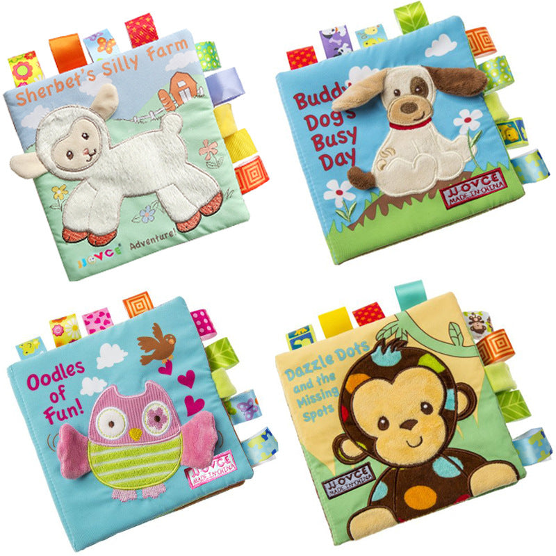 Embroidered Animal Puzzle Books: CPC Certified, Tear-Resistant and Durable for Babies