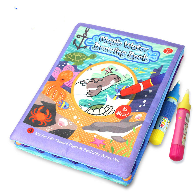 Baby & Toddler Graffiti Magic Water Canvas Coloring Book