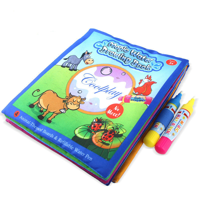 Baby & Toddler Graffiti Magic Water Canvas Coloring Book