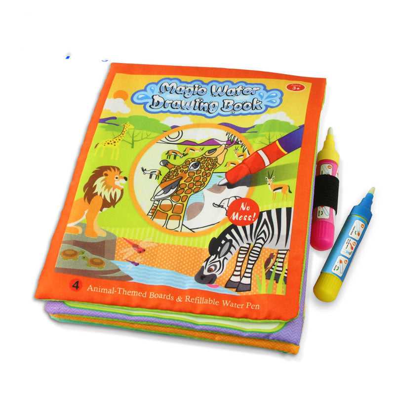 Baby & Toddler Graffiti Magic Water Canvas Coloring Book