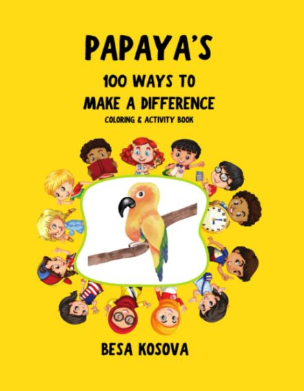 Papaya’s 100 Ways to Make a Difference Coloring & Activity Book