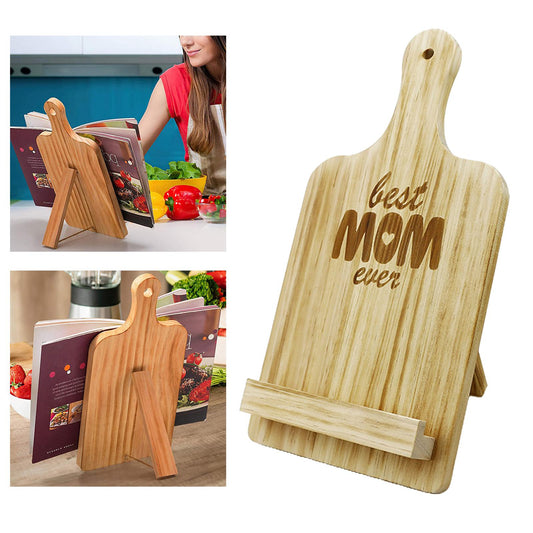 Cookbook Stand: "Best Mom Ever" A Gift for the Ultimate Mom!